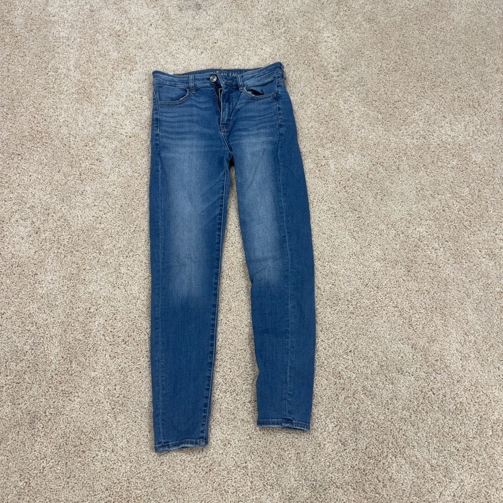 American Eagle Outfitters Dark Blue Skinny Jeans